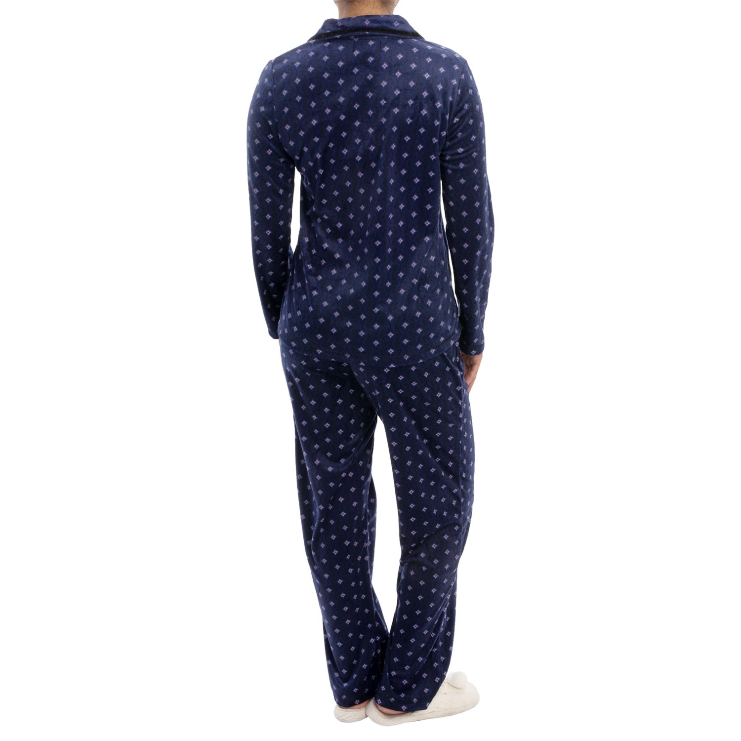 Nicole Miller Sueded Microfleece Pajamas (For Women) 9828Y Save 82