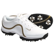 Nike Golf Ace Golf Shoes (For Women) in White/Metallic Gold - Closeouts