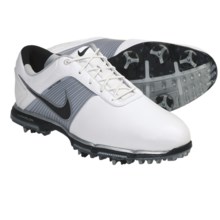 Nike Golf Lunar Control Golf Shoes (For Men) in White/Black/Metallic Pewter - Closeouts