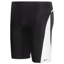 Nike Team Color-Block Jammer Swimsuit (For Men) in Black - Closeouts