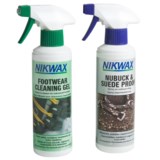 Nikwax Clean & Waterproof Nubuck-Suede Footwear Kit - Twin Pack, 10 fl.oz.