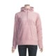 Nina Capri Heathered Fleece Pullover Shirt - Zip Neck, Hooded (For Women)