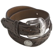 Nocona Leather Conchos Belt (For Men) in Brown - Closeouts