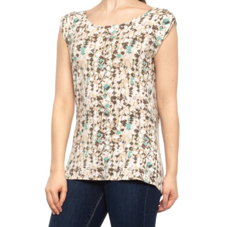 Royal Robbins Noe Printed II Shirt - Short Sleeve (For Women) - SOAPSTONE (S )