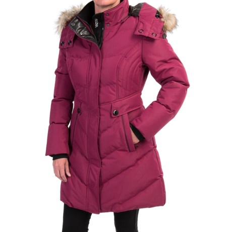 Noize Kennedy S1 Quilted Coat Removable Hood For Women