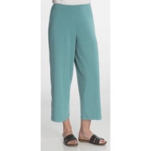 Nomadic Traders Barcelona Cropped Pants - Stretch Jersey (For Women) in Aqua - Closeouts