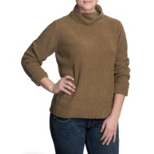 Nomadic Traders Chenille Knit Turtleneck Sweater (For Women) in Camel - Closeouts