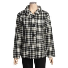 Nomadic Traders City Chic Miranda Jacket (For Women) in Black/White Plaid - Closeouts