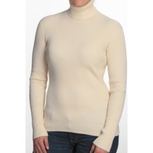 Nomadic Traders Classic Poorboy Turtleneck Sweater (For Women) in Winter White - Closeouts