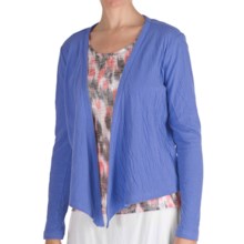 Nomadic Traders Double-Knit Shrug - Long Sleeve (For Women) in French Blue - Closeouts