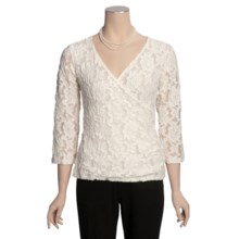 Nomadic Traders Heirloom Lace Shirt - 3/4 Sleeve (For Women) in Ivory - Closeouts