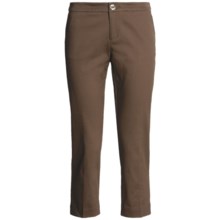 Nomadic Traders High Tide Audrey Crop Pants - Stretch Cotton Twill (For Women) in Java - Closeouts