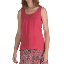 Nomadic Traders Linen-Rayon Pintuck Shell - Sleeveless (For Women) in Rosetta - Closeouts