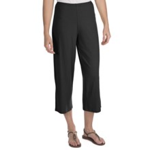 Nomadic Traders Marrakesh Crop Pants - Stretch Jersey (For Women) in Black - Closeouts