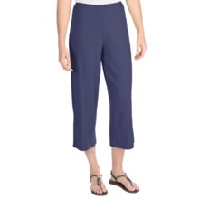 Nomadic Traders Marrakesh Crop Pants - Stretch Jersey (For Women) in Navy - Closeouts