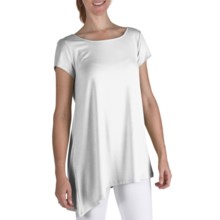 Nomadic Traders Marrakesh Reversible Tunic Shirt - Short Sleeve, Stretch Jersey (For Women) in White - Closeouts