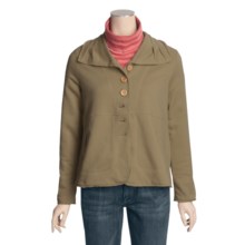 Nomadic Traders Nadine Crop Jacket - Fleece Backing (For Women) in Shale - Closeouts