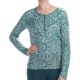 Nomadic Traders Noma Thermal Burnout Henley Shirt - Long Sleeve (For Women)