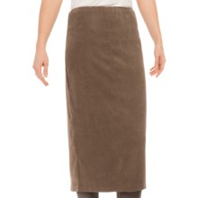 Nomadic Traders Northern Lights Maxi Skirt - Microsuede (For Women) in Twig - Closeouts