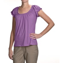 Nomadic Traders Paseo Sophia Shirt - Pima Cotton, Short Sleeve (For Women) in Orchid - Closeouts