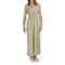Nomadic Traders Rayon Batik Maxi Dress - Removable Straps (For Women) in Lemongrass