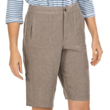Nomadic Traders Rayon Crossyarn Linen Shorts (For Women) in Bamboo - Closeouts