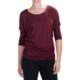 Nomadic Traders Route 66 Ruched Shirt - Stretch Jersey, 3/4 Dolman Sleeve (For Women)