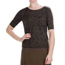 Nomadic Traders Route 66 Shirt - Elbow Sleeve (For Women) in Tobac Tempo - Closeouts