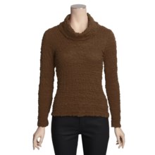 Nomadic Traders Stretch Cowl Neck Shirt - Long Sleeve (For Women) in Java - Closeouts