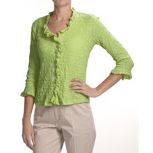 Nomadic Traders Top It Off Shirt - Stretch Lace, Long Sleeve (For Women) in Aloe - Closeouts