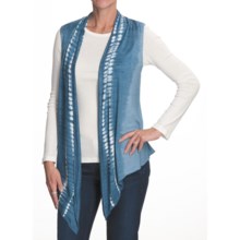Nomadic Traders Topsey Turvy Vest - Tie-Dye Knit (For Women) in Chambray - Closeouts