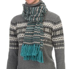 Nomadic Traders Winter Solstice Scarf (For Women) in Charcoal - Closeouts
