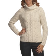 Nomadic Traders Winter Solstice Sweater - Donegal Cable (For Women) in Natural - Closeouts