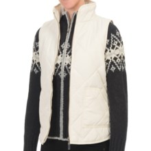 Nomadic Traders Winter Solstice Telluride Vest (For Women) in Winter White - Closeouts