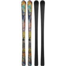 Nordica Fate Alpine Skis - XBI Bindings (For Women) in Yellow/Turquoise - Closeouts