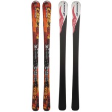 Nordica Hot Rod Tempest Skis with XBI CT Bindings in Burned Orange - Closeouts
