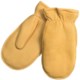 North American Trading Deerskin Chopper Mittens - Finger Slots (For Men)