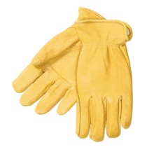 North American Trading Elkskin Leather Work Gloves - Thinsulate® (For Men) in Tan - Closeouts