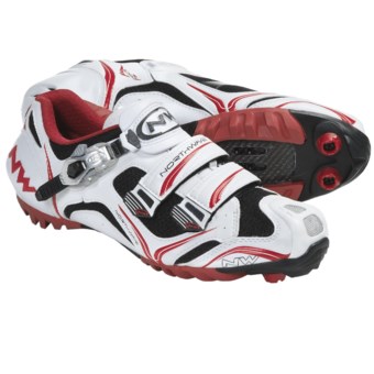 Northwave Razer S.B.S. Mountain Bike Shoes (For Men) in White/Red/Black
