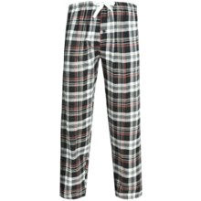 Northwest Blue Flannel Lounge Pants (For Men) in Black - 2nds