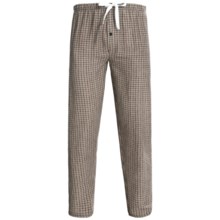 Northwest Blue Flannel Lounge Pants (For Men) in Brown - 2nds