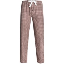 Northwest Blue Flannel Lounge Pants (For Men) in Orange - 2nds