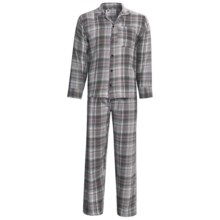 Northwest Blue Flannel Pajamas - Long Sleeve (For Men) in Grey - 2nds