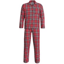 Northwest Blue Flannel Pajamas - Long Sleeve (For Men) in Red - 2nds