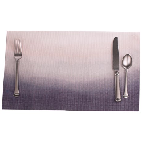 73%OFF プレースマット 織ビニール - 今日没水彩プレースマット・デザイン Now Designs Sunset Watercolor Placemat - Woven Vinyl