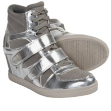 NYLA Blinder Sneakers (For Women) in Silver/Grey - Closeouts
