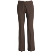 NYX by Weekendz Off Stretch Dress Pants (For Women) in Chocolate - Closeouts