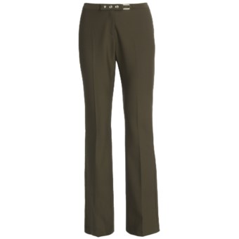 NYX by Weekendz Off Stretch Dress Pants (For Women) in Olive