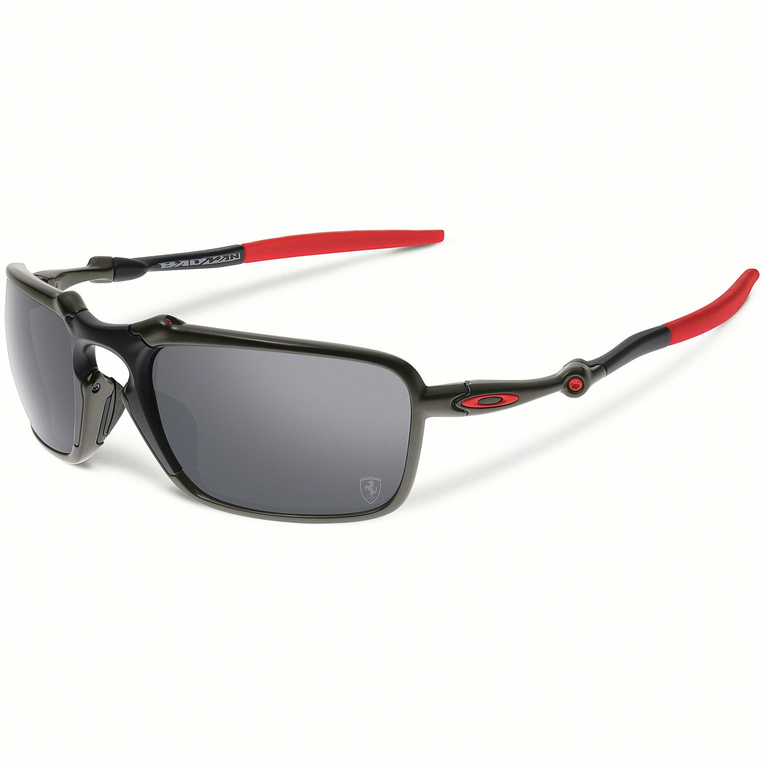 Oakley Badman Scuderia Ferrari Sunglasses Polarized Iridium® Lenses Save 54