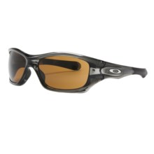 Oakley Pit Bull Sunglasses in Grey Smoke/Dark Bronze - Closeouts